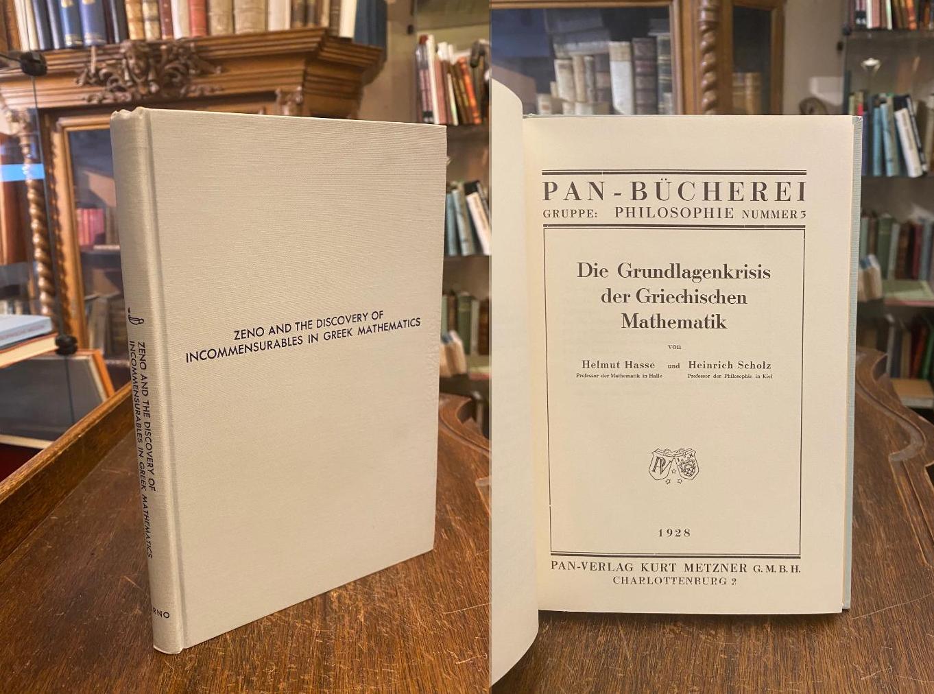 Zeno and the Discovery of Incommensurables in Greek Mathematics.