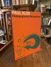 Klee, Pädagogisches Skizzenbuch.