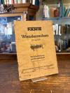 Fahr, Fahr Wenderechen U 5 bis U 8 : Betriebsanleitung und Ersatzteilliste.