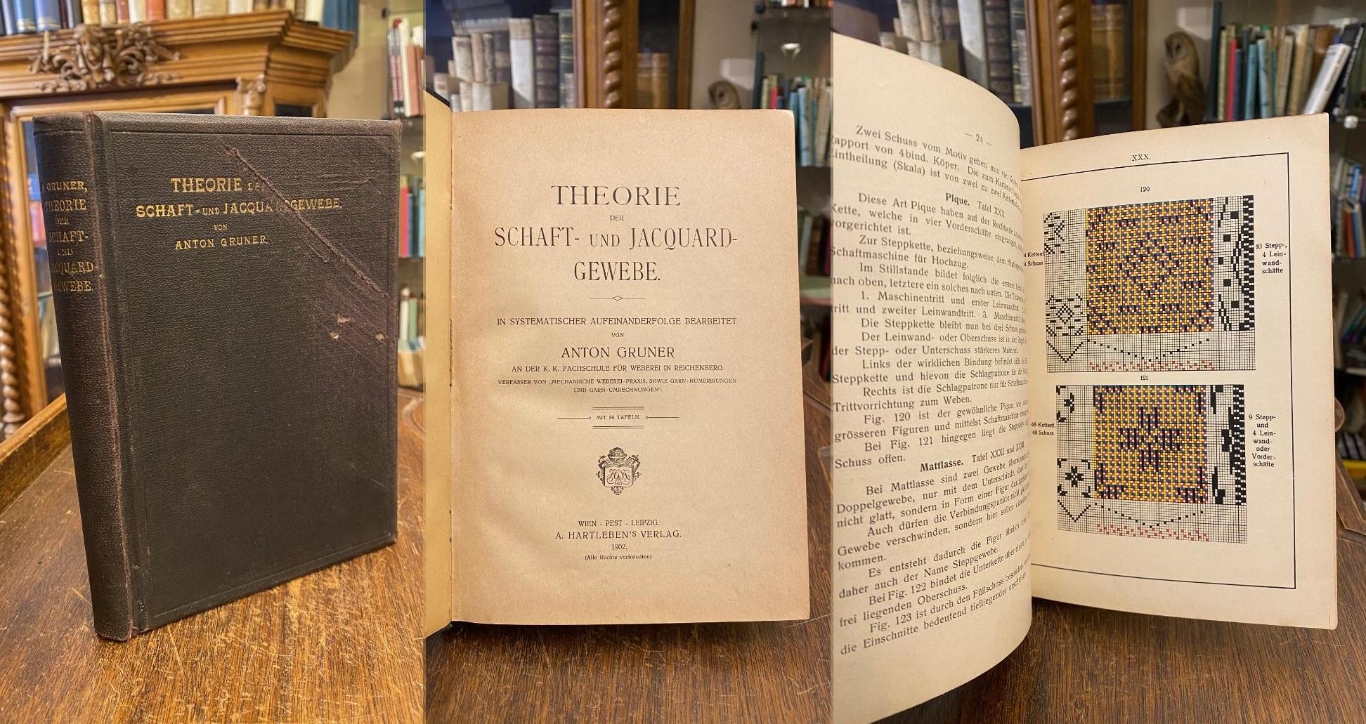 Gruner, Theorie der Schaft- und Jacquard-Gewebe in systematischer Aufeinanderfol