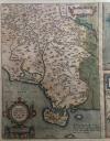 Italien. - Ortelius, 'Senensis Ditionis Accurata Descript[io] / Corsica / Marcha