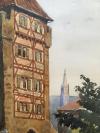 Esslingen. - Marschall, 'Schelztor-Turm in Esslingen' :