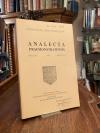 AP 65/3-4. - Commissio Historica Ordinis Praemonstratensis (Hrsg): Analecta Prae