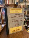 Ehingen, Einwohner-Adreßbuch für Stadt und Kreis Ehingen (Donau) : Ausgabe Janua