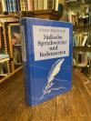 Bernstein, Jüdische Sprichwörter und Redensarten : mit gegenüberstehender Transk